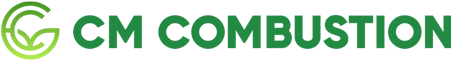 Logo CM Combustion. Ingeniería térmica y equipos de generación de calor.